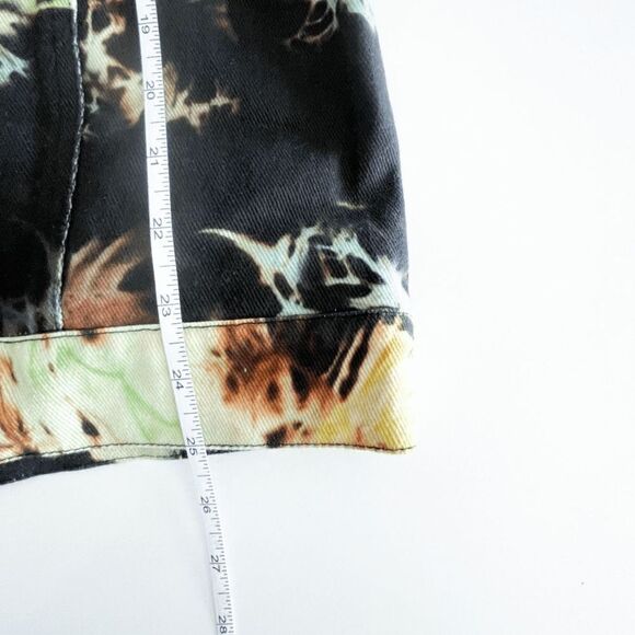 Jaded London Mens Denim Jacket Button Front Long Sleeve Colourblock Small - Picture 8 of 8